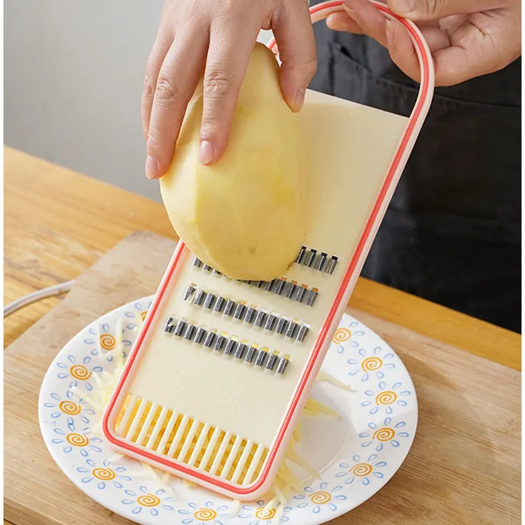 通用多功能刨丝器家用厨房擦丝器不伤手插菜板土豆丝防伤手切丝器
