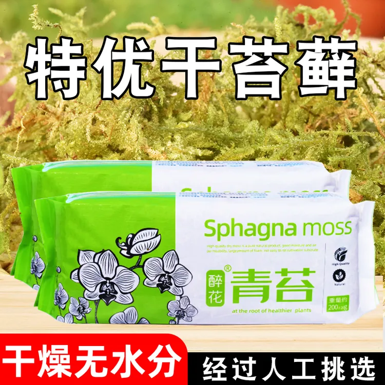 干苔藓水苔青苔兰花蝴蝶兰石斛种植专用营养土爬宠蝴蝶兰专用水苔