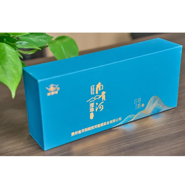 南贡河精品滢珠茶天然生态早春茶高海拔贵州高山绿茶滢珠礼盒