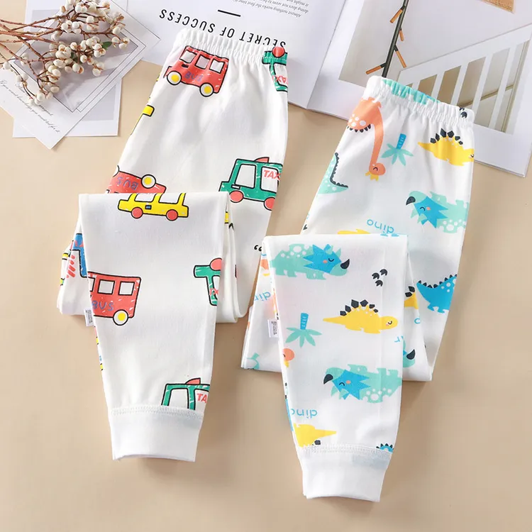 儿童春秋冬季纯棉秋裤男女童家居打底单条秋裤婴儿宝宝全棉棉毛裤