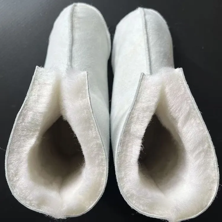 羊毛袜子皮毛一体男女同款防寒保暖冷库家居地板真绵羊毛袜子