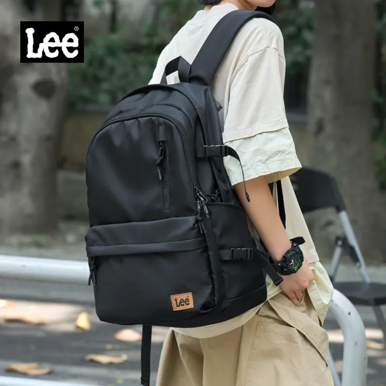 Lee【琥珀流光】双肩女款轻便短途旅行背包百搭中学生户外男士书包