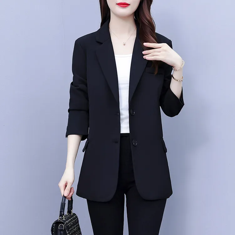 大码女装2025秋冬新款韩版修身洋气减龄时尚西装外套