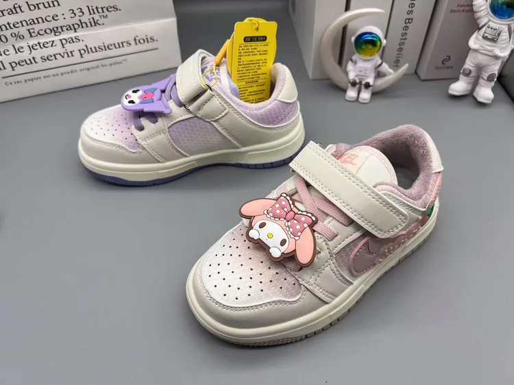 上新女童加绒二棉板鞋6-12 岁休闲百搭