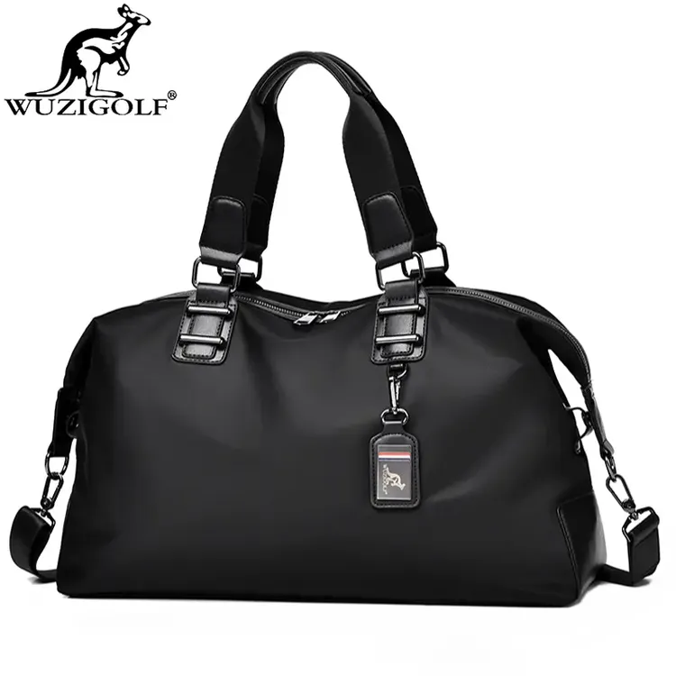 干湿分离简约时尚旅行包袋男士防水手提旅游出行单肩斜挎背包男包