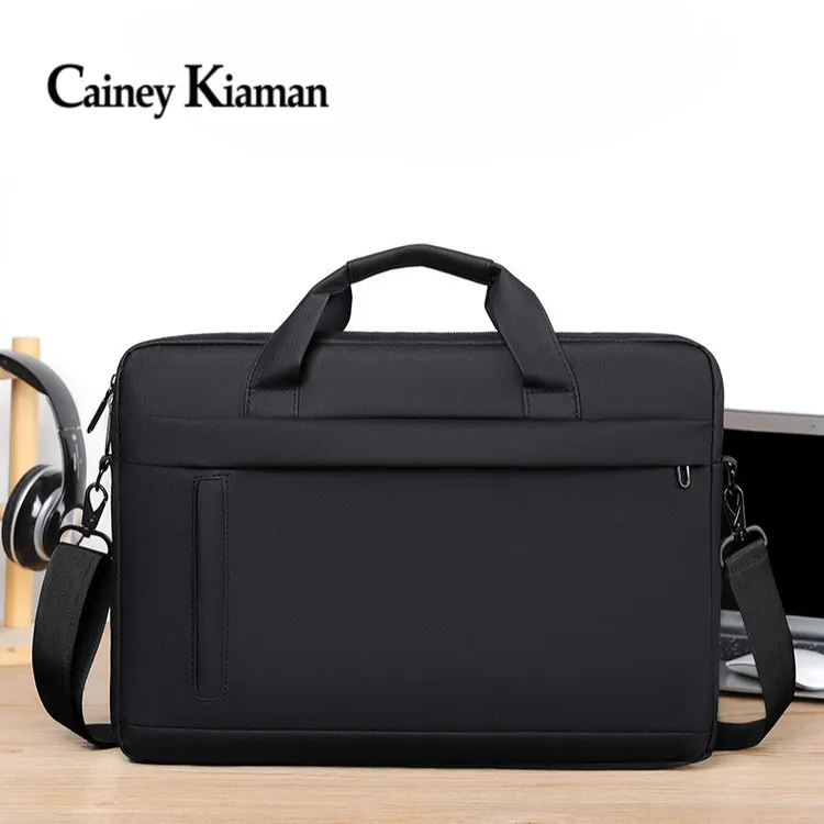 Cainey Kiaman轻便新款笔记本手提电脑包防水商务单肩包公文包包
