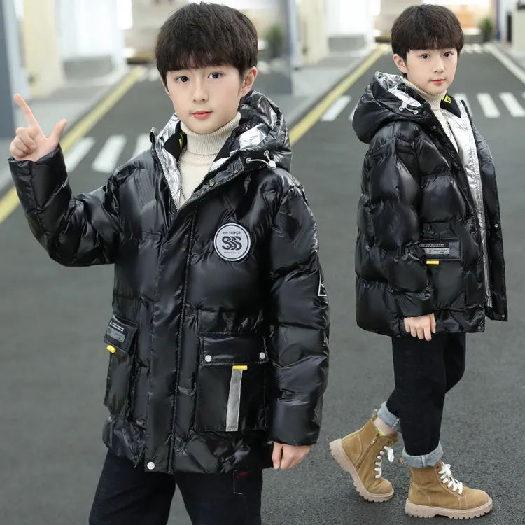 男童冬装加厚棉服2025新款洋气免洗儿童棉衣男孩棉袄大童冬季外套