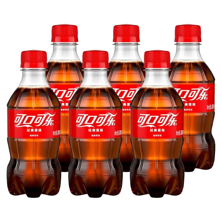 【交个朋友专属】可口可乐经典美味迷你瓶装300ml*6瓶碳酸饮料