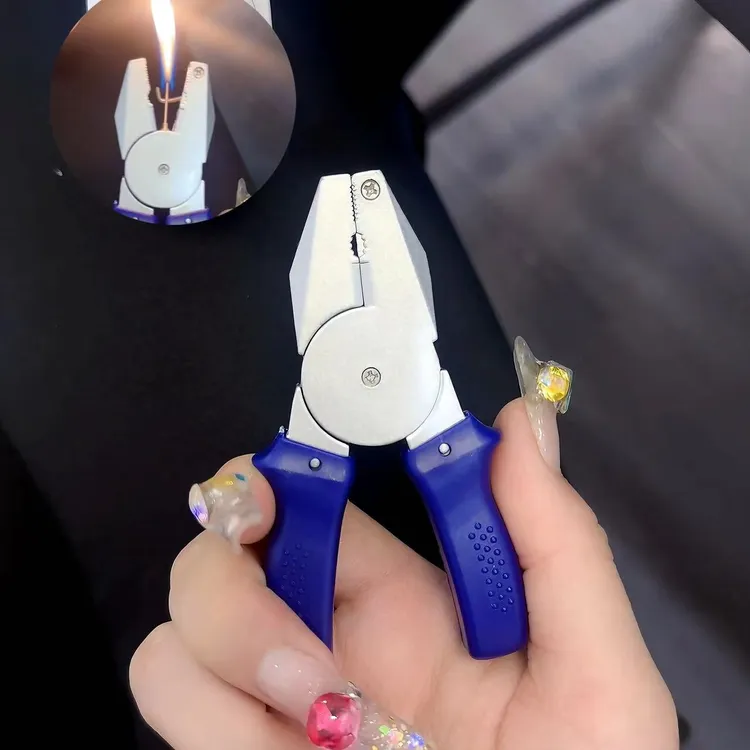 （奇葩创意老虎钳打火机）新奇特搞笑沙雕潮玩个性明火送男友礼物潮