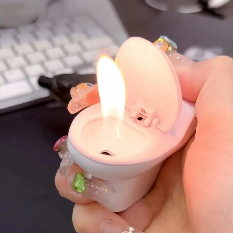 奇葩马桶造型创意打火机奇葩新个性创意搞笑搞怪明火送男友礼物潮