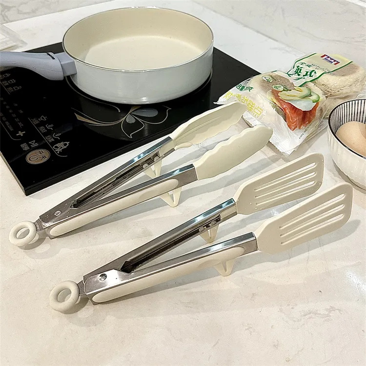 拾物造家食品夹硅胶烤肉夹子厨房防烫多功能家用厨房用煎牛排夹菜