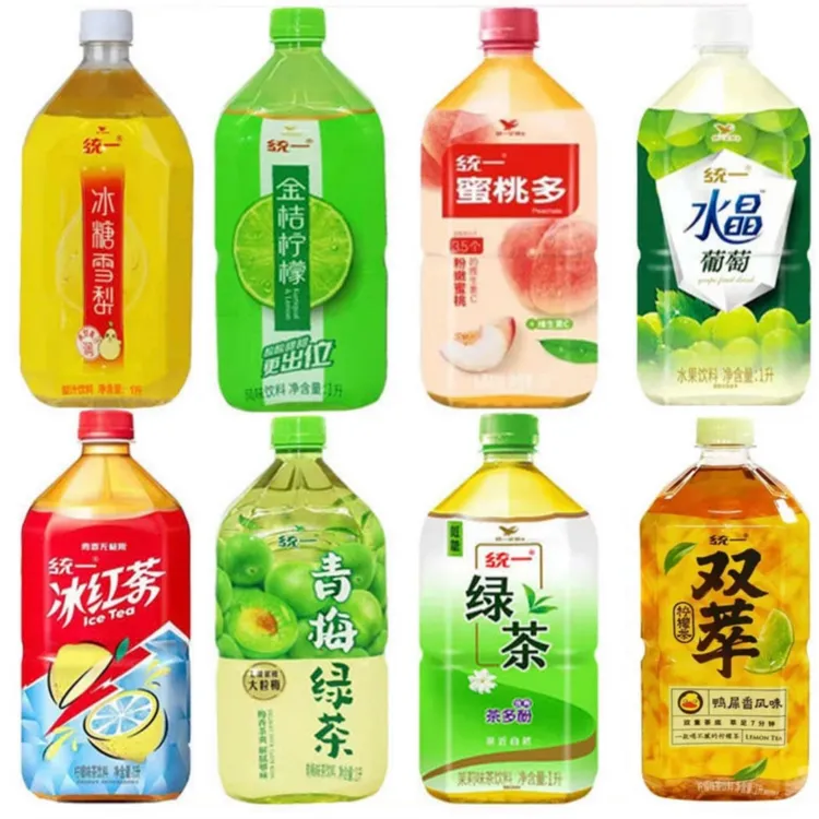 统一双萃柠檬茶一升大瓶装鸭屎香风味红茶绿茶青梅绿茶多口味可选