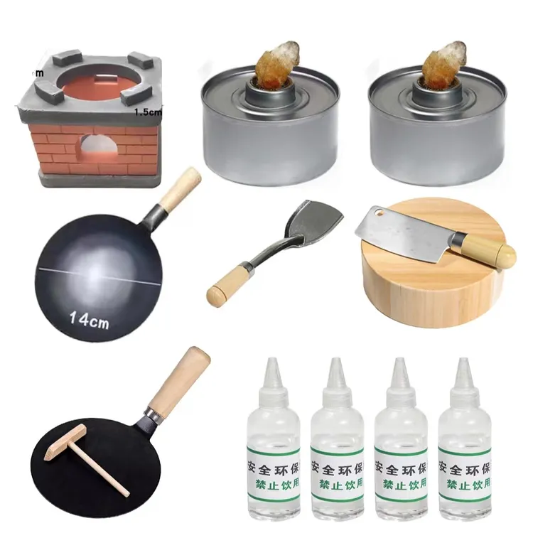 迷你小厨房过家家玩具儿童仿真做饭全套厨具