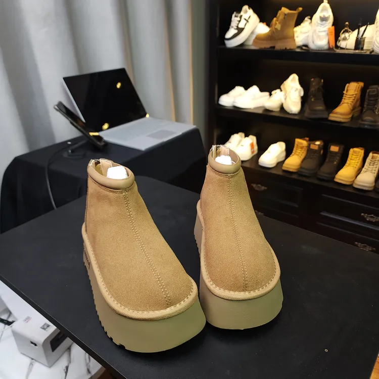 RHM新疆包邮新款-D78雪地靴秋冬时尚百搭加绒冬季网红厚底