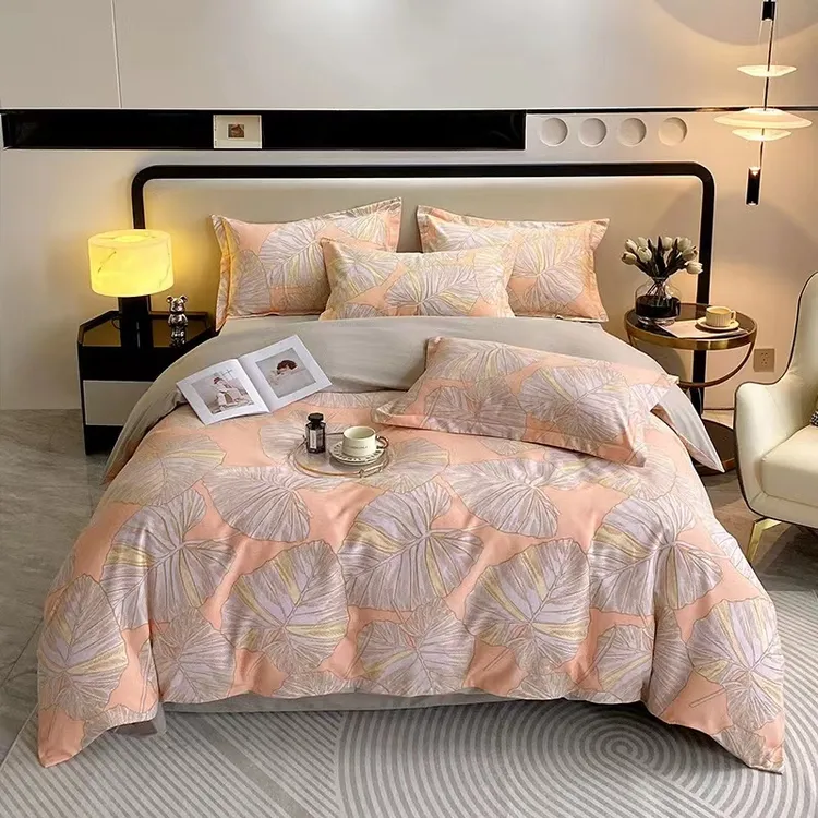 2025新款轻奢新疆棉加厚磨毛印花四件套