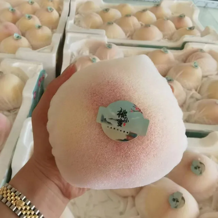 正宗无锡阳山-水蜜桃！精品大果！6斤！9个装！放软吃！京东快递