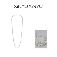 非金属仿珍珠项链 长款珠珠时尚叠戴项链 XL375 气质小众简约