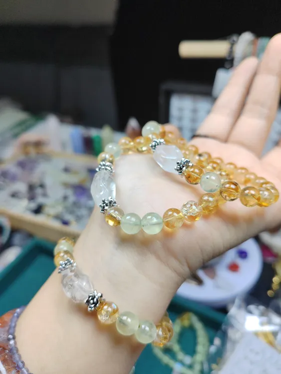 如杏叶黄的黄塔晶水晶设计款