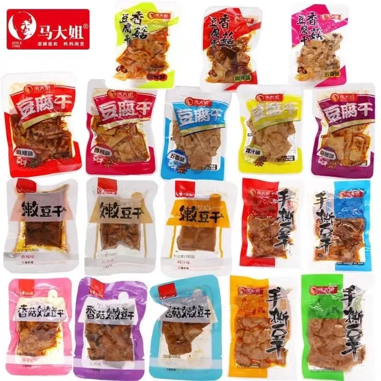 马大姐豆干香菇嫩豆干手撕豆干多口味混合五香味豆干零食开袋即食