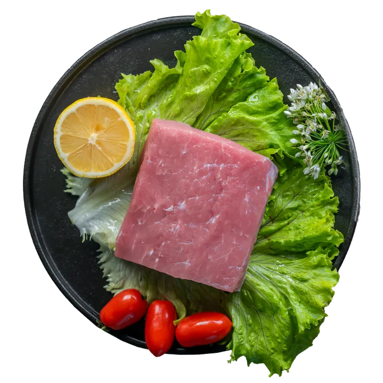 {棋盘村雷猪}新鲜通脊肉纯瘦肉东北黑毛猪黑猪土猪肉400g*4