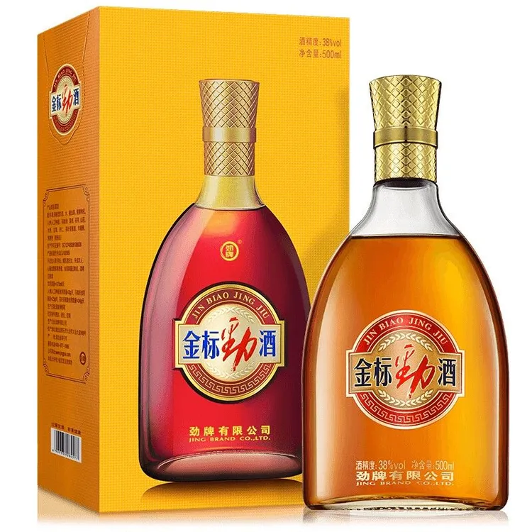 劲牌38度500ml*单瓶礼盒装金标劲酒送礼中国劲酒酒水【开年酒礼】