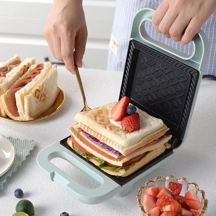 【新疆包邮】多功能三明治机家用早餐机轻食机吐司面包压烤机神器
