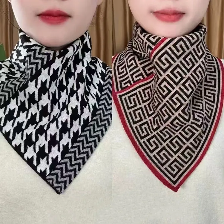 【新疆包邮】2条装 冬季新款三角围巾女保暖加厚围脖防风防寒护颈