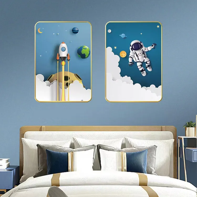 孤品清仓床头装饰画北欧抽象人物线条壁画现代简约主卧房间挂画