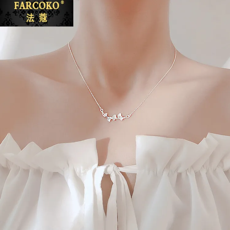 FARCOKO/法蔻银杏叶项链女简约高级ins送女友老婆生日情人节礼物