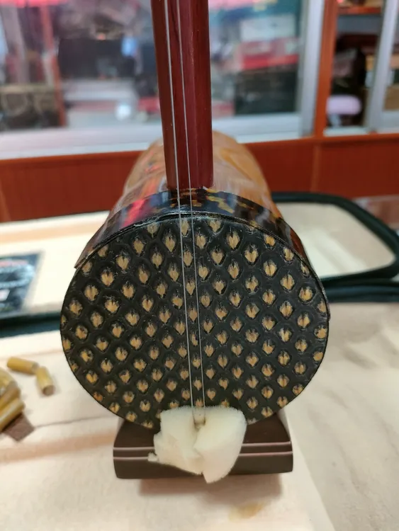 湖南亚飞乐器紫檀大筒特殊皮荷塘月色紫檀老竹碳化专业演奏大筒
