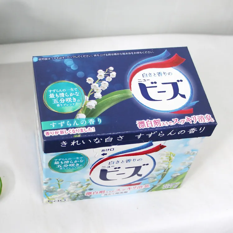 日本进口铃兰洗衣粉洗净去污去渍800g