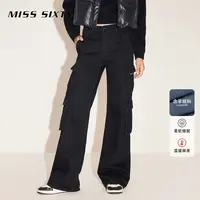 Miss Sixty冬季新款天使系列牛仔裤女工装风口袋复古