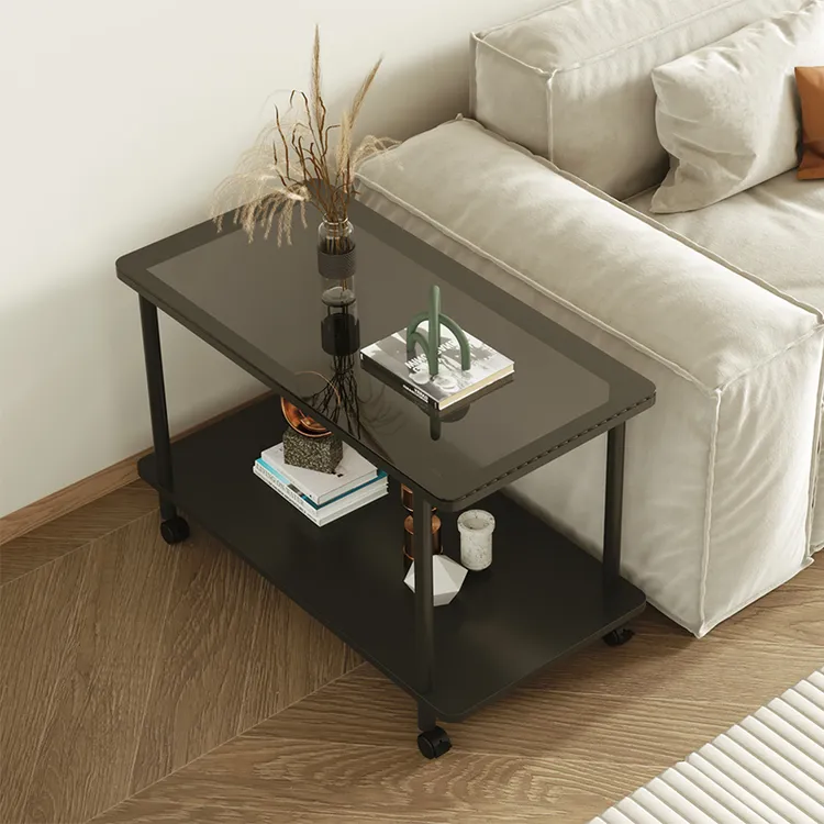 简易轻奢小边几可移动角几阳台双层床头小桌子系置物架沙发侧边