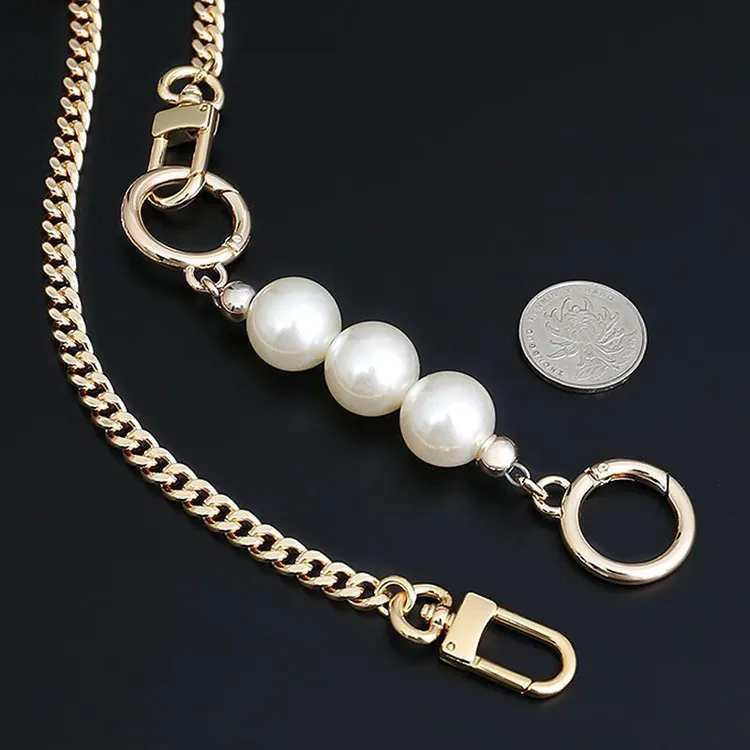 包肩带加长包带改造链条包带肩带珍珠链条延长Iv麻将包包配件链子