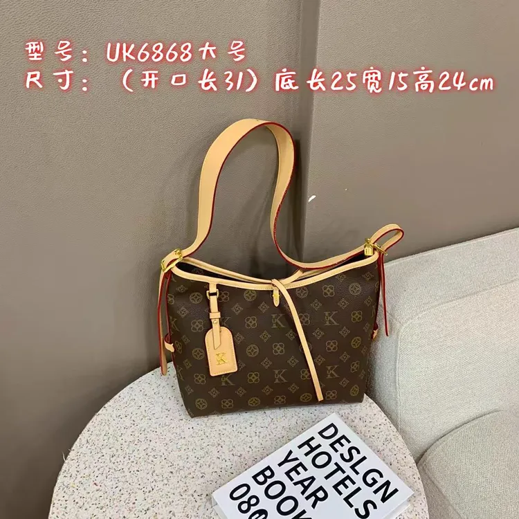 UK2024轻奢时尚休闲百搭女士经典单肩包斜挎包托特包饺子枕头包