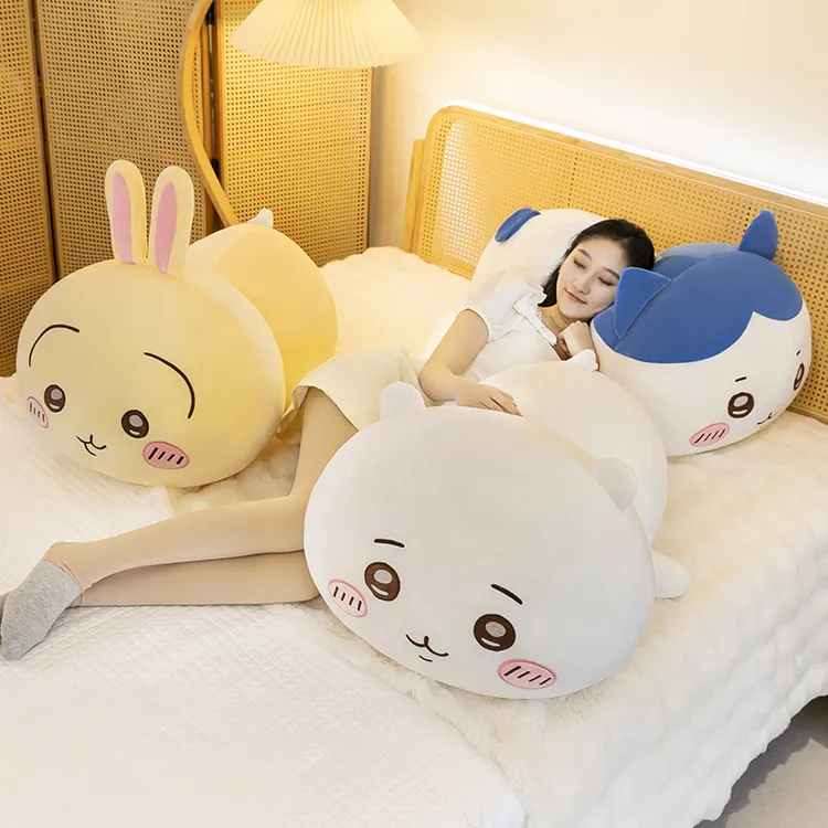 chia趴趴公仔吉伊咔哇可爱自嘲玩具抱枕小八毛绒乌萨奇玩偶长抱枕