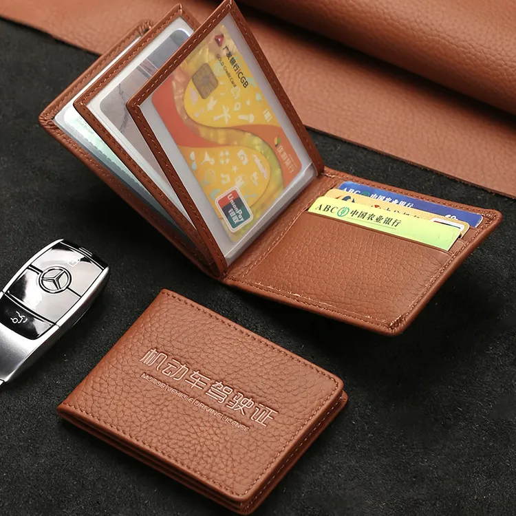 驾驶证皮套男多功能卡包真皮牛皮行驶证套二合一女驾照本夹证件包