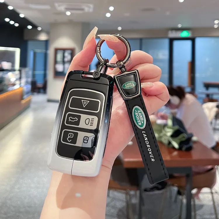 专用路虎揽胜钥匙套24款卫士车极光发现运动版星脉壳高端扣4男包5