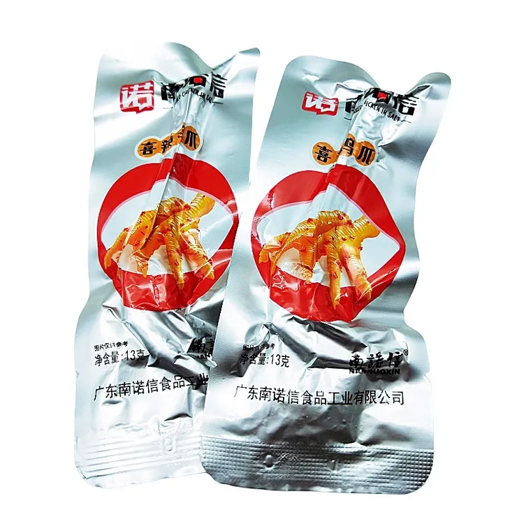南诺信鸡爪13克喜辣鸡爪广东特产休闲小零食小吃网红食品熟食