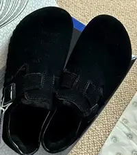 欧货2024勃肯鞋加绒毛毛鞋秋冬拖鞋博肯全包单鞋女1014961