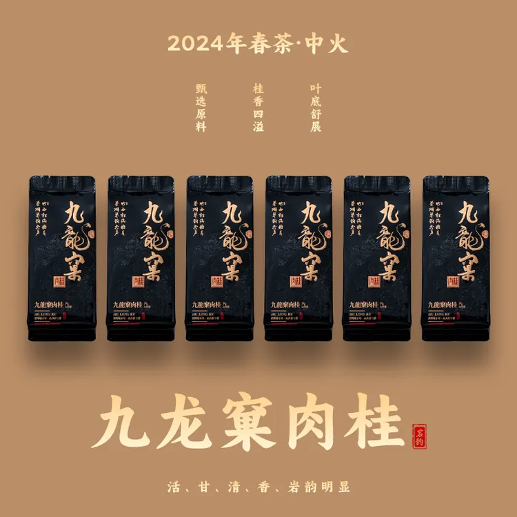 武夷山九龙窠肉桂正岩山场高货茶叶大红袍简装肉桂岩茶口粮装