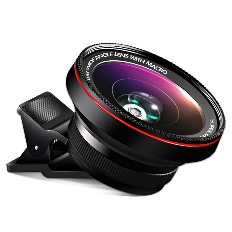 凡涵【阿伟推荐】手机镜头0.6x广角15倍微距镜头拍摄不变形后置