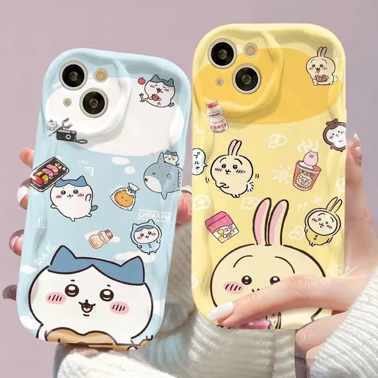 卡通咔哇小八适用iPhone15苹果14手机壳13promax情侣12创意11全包