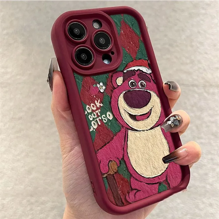 圣诞梅花鹿米奇iPhone14苹果13手机壳15proamx高级12防摔11复古xr
