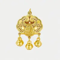 足金饰品/福字铃铛锁包/0.98/C120242-0.98/h