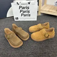 2025春季新款百搭复古厚底舒适时尚休闲鞋 009-36