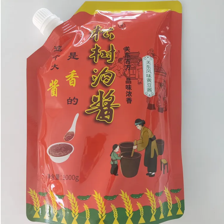 松树沟酱 关东小麦黄豆酱2斤古法豆瓣无添加 浓香不臭蘸酱炖肉鱼