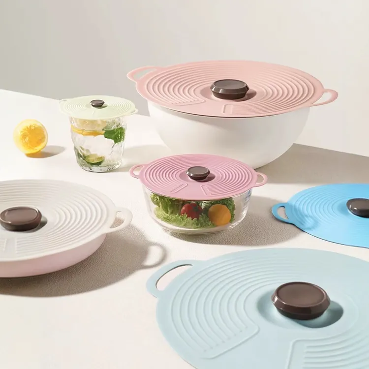 硅胶保鲜盖万能盖子碗盖密封盖子耐高温食品级密封微波炉加热防溅