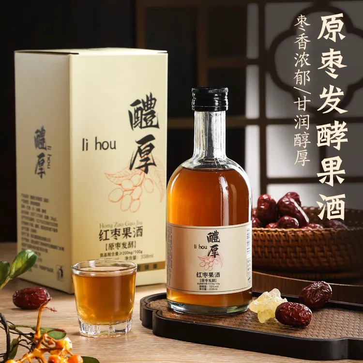 【醴厚】氨基酸果酒新疆红枣酿造338ml 15°微醺（超值礼盒尝鲜）