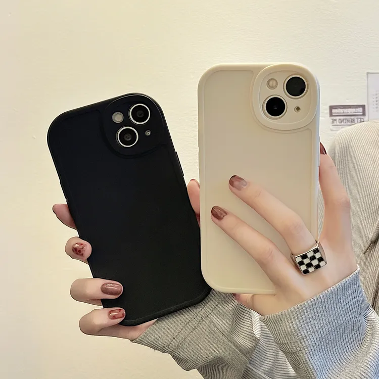 ins风简约纯色适用苹果/华为/荣耀oppo/vivo/小米全包防摔手机壳